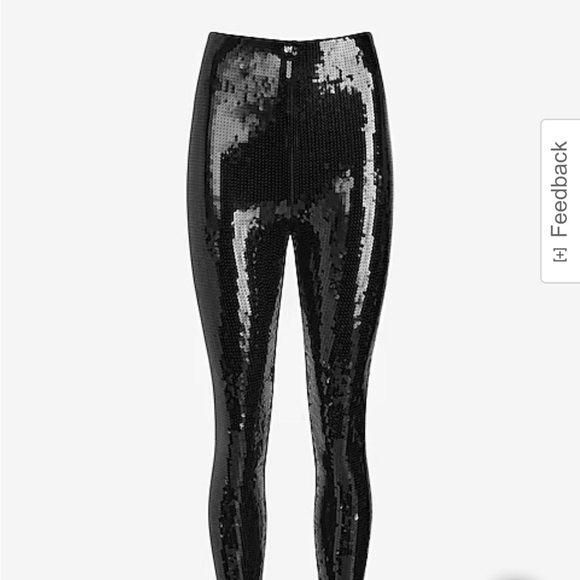 Super High Waisted Sequin Leggings - Picture 6 of 7